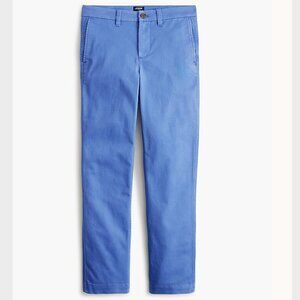 J. Crew Petite Blue High-Rise Girlfriend Chino Pant - Size 12P